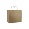 Kraft Curled Handle Paper Bag (26+14x27cm)