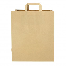 Buste extra large in carta kraft con manici piatti (32+21,5x38cm)