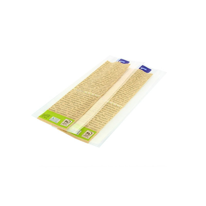 Saco de papel para sandes (12+5x30cm)