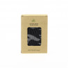 Cannuccia di carta da cocktail nera biodegradabile (12cm 0,6Ø)