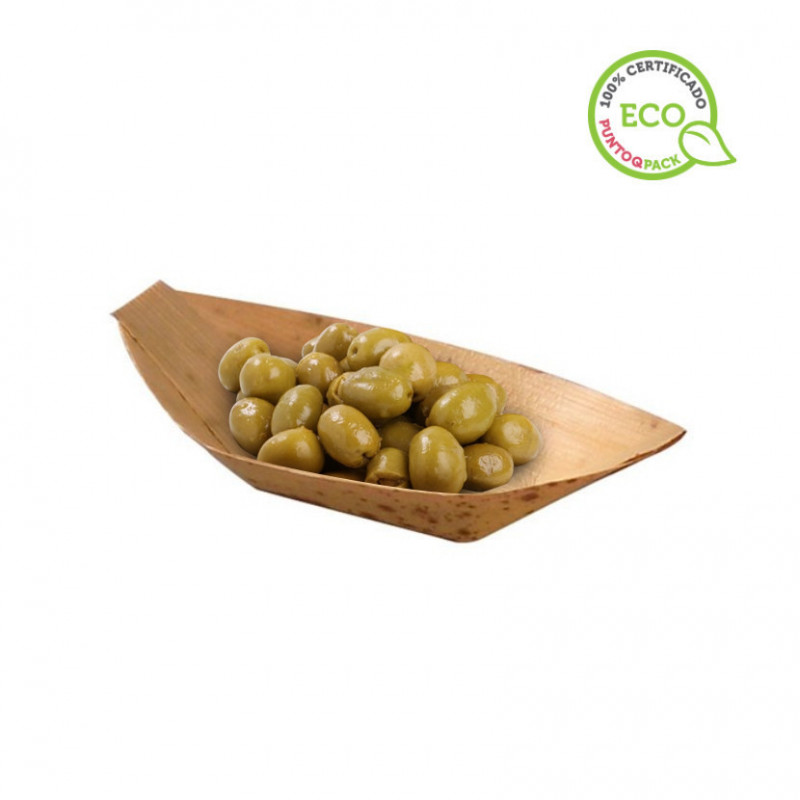 Barquinhas de bambu ecológicas médias