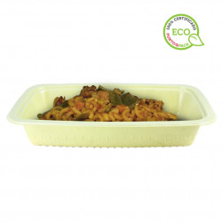 Embalagem biodegradável de celulose com laminado interno de 1025ml. Até o fim do estoque