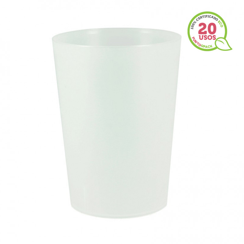 Bicchiere riutilizzabile ECO in PP congelato (500 ml)