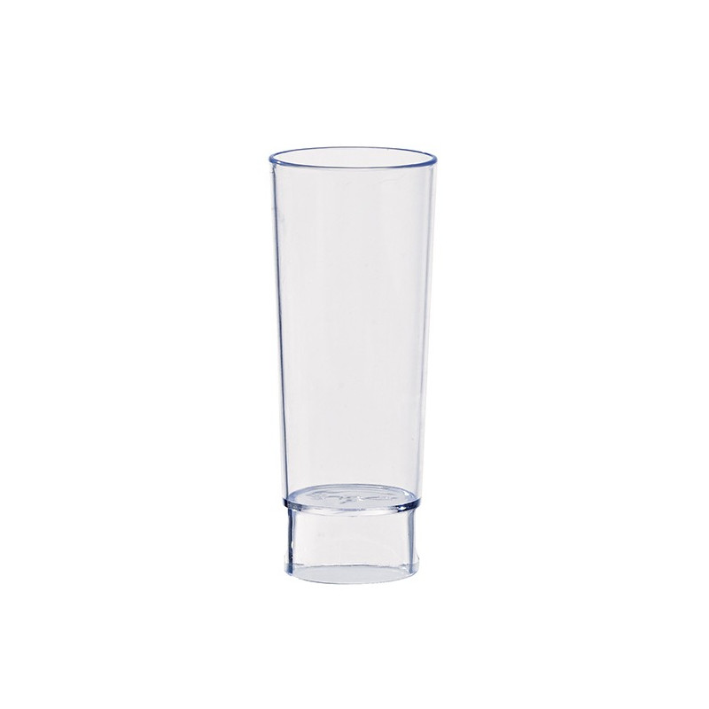 Mini verre à shot en PS transparent (9cm)