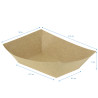 BARQUETAS DE CARTON RECICLADO ECO KRAFT 1200ML