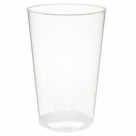 Vaso bebidas frías de PS inyectado y transparente (400ml)