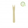 Mini tenedor de madera para aperitivos (8,5 cm)