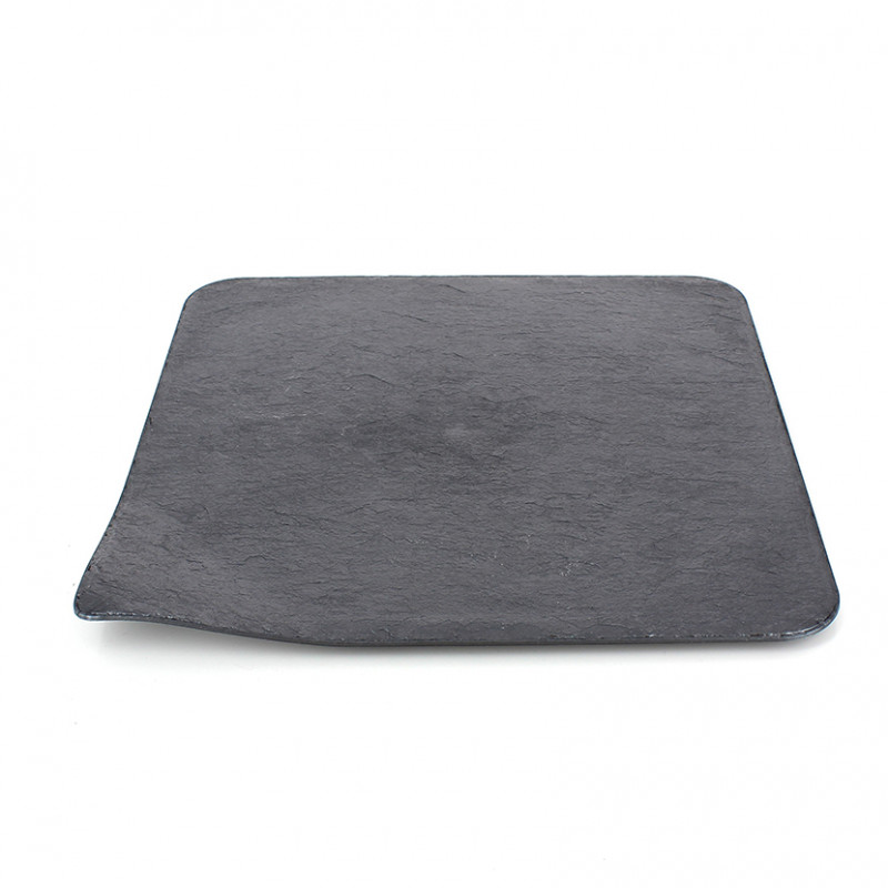 Plato de diseño pizarra (24x24cm) (10 und) Plato de diseño pizarra (24x24cm) (10 und)