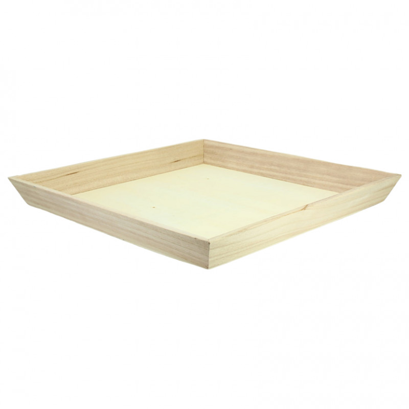Square wooden tray Square wooden tray