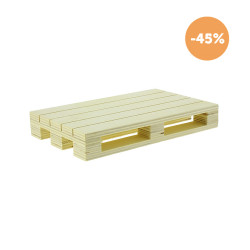 Mini Palet de madera para servir aperitivos. Hasta fin de stock OUTLET