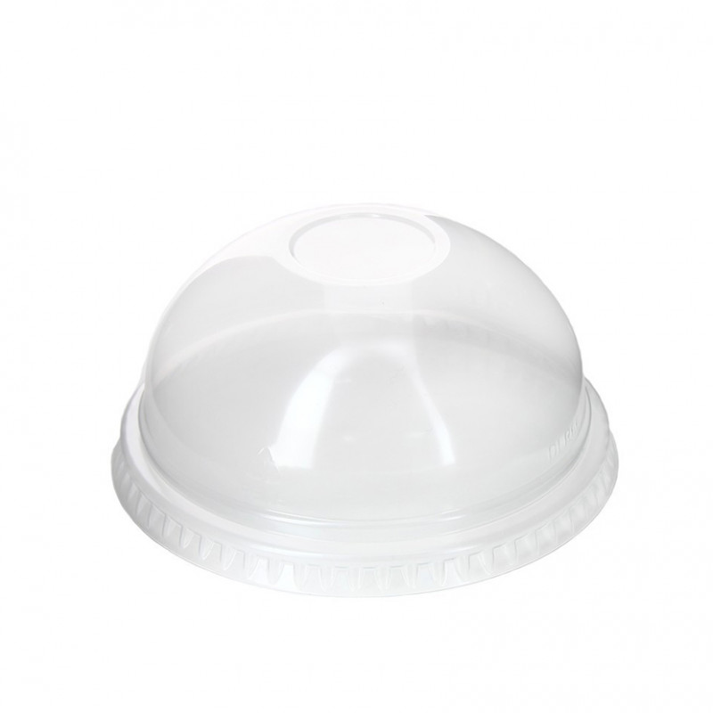 Dome Lid without hole for small PET Cups (8Ø)