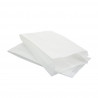 Bolsa de papel blanca para bollería (18+7x35cm)