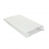 Bolsa de papel blanca para bollería (18+7x35cm)
