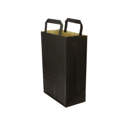 Envase negro sushi + Tapa 185x125x45mm