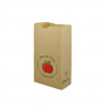 Bolsa de papel kraft MINI sin asas (15+9x28cm) Impresa 1 Cara Color