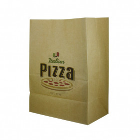 Bolsa Papel Kraft extra grande sin asa (30+18x43cm) Impresa 1 Cara Color