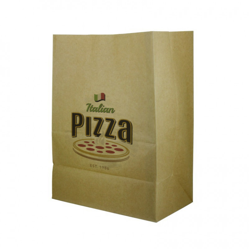 Bolsa Papel Kraft extra grande sin asa (30+18x43cm) Impresa 1 Cara Color Bolsa Papel Kraft extra grande sin asa (30+18x43cm) Impresa 1 Cara Color