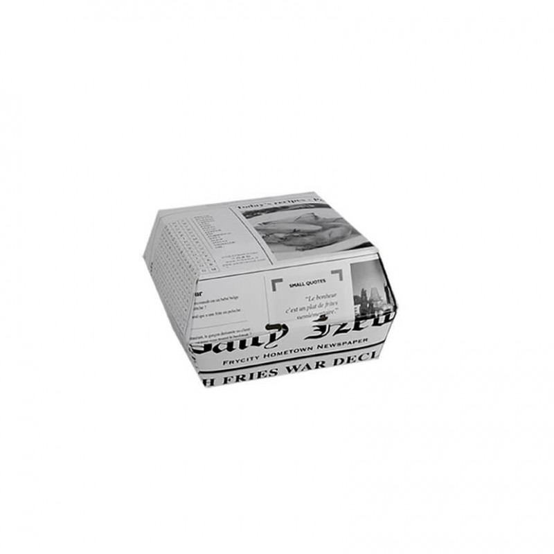 Mini Caja Hamburguesa news (7x7x5cm)