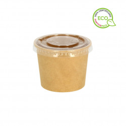 Pot carton ECO kraft pour sauces (90ml)
