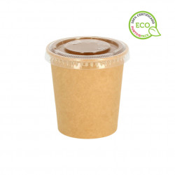 Vaschetta in cartone kraft ECO per salse (120ml)