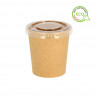 ECO kraft cardboard tub for sauces (120ml)