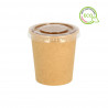 TARRINA PARA SALSAS CARTON ECO KRAFT 120ML