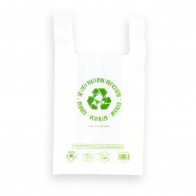 Bolsa biodegradable ECO 70% PE reciclado (42x53cm)