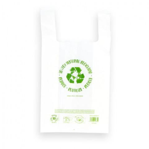 Saco biodegradável ECO 70% PE reciclado (42x53cm)