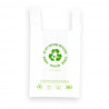 Bolsa camiseta ECO 70% PE reciclado (42x53cm) | PuntoQpack
