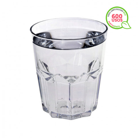Vaso de agua ECO reutilizable (330 ml)