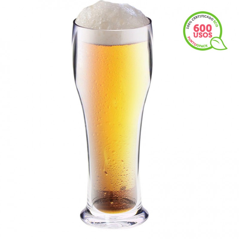 Vaso largo para cerveza ECO reutilizable (340 ml)