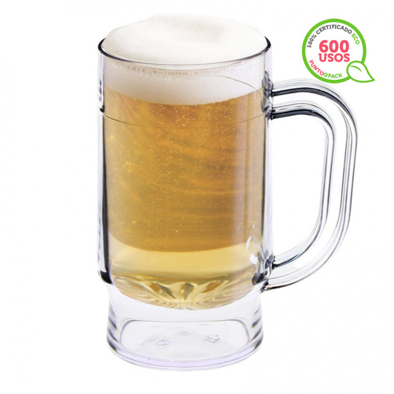 Chope à bière réutilisable ECO (500 ml)