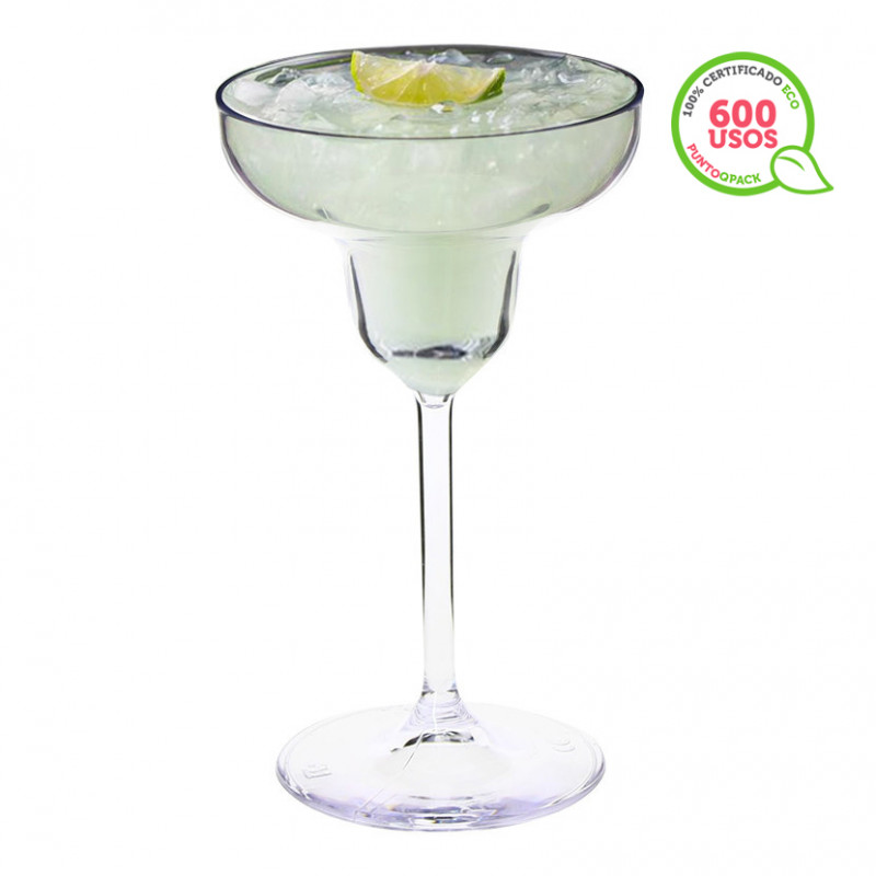 Bicchiere ECO riutilizzabile Martini e Margarita (250 ml)