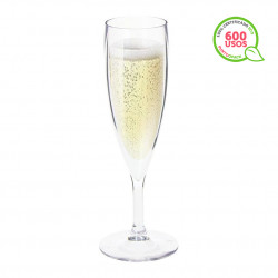 Reusable ECO champagne and cava glass (160 ml)