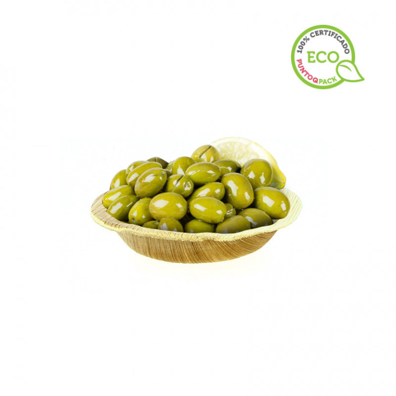 Mini tigela de folha de palmeira (10Ø)