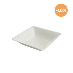 Piatti quadrati in fibra profonda (13x13cm)