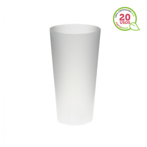 Frozen ECO reusable glass for cocktails, juice and beer (400ml)
