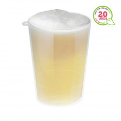 Bicchiere riutilizzabile Frozen ECO con anello per sidro e mezza pinta (500ml)