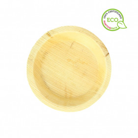 Round palm leaf plate (15Ø)