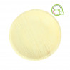 Round palm leaf plate (18Ø)
