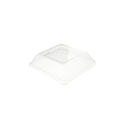 Coperchio per piatti quadrati in fibra (13x13cm)