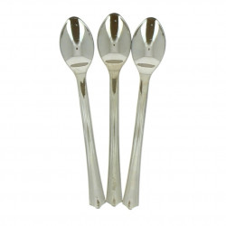 Mini cucharilla metalizada plata. Hasta fin de stock