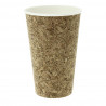 VASO CAFE PARA LLEVAR DE CARTON Y CORCHO COMPOSTABLE