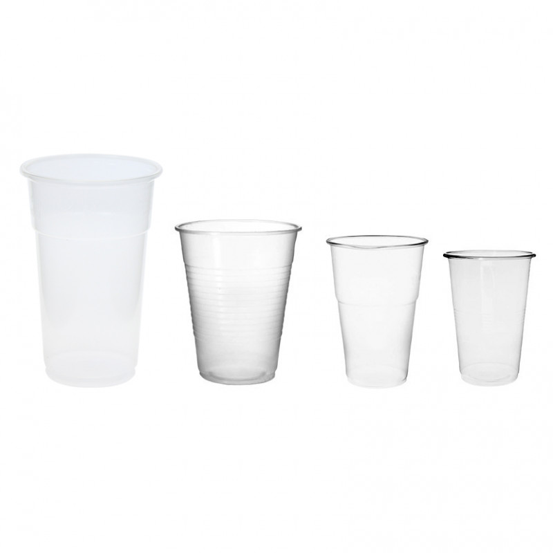 S/6 Vasos cristal colores c/pajita