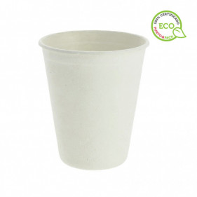 ECO fiber compostable cups for hot and cold drinks