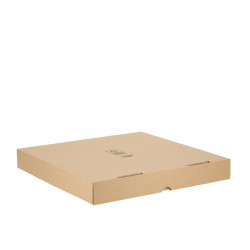Boîtes à pizza moyennes en kraft (33cm)