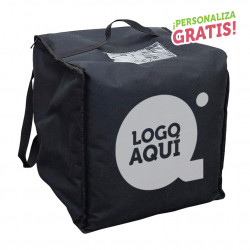 Cubo de Cartón para Pollo decoración Kraft mediano