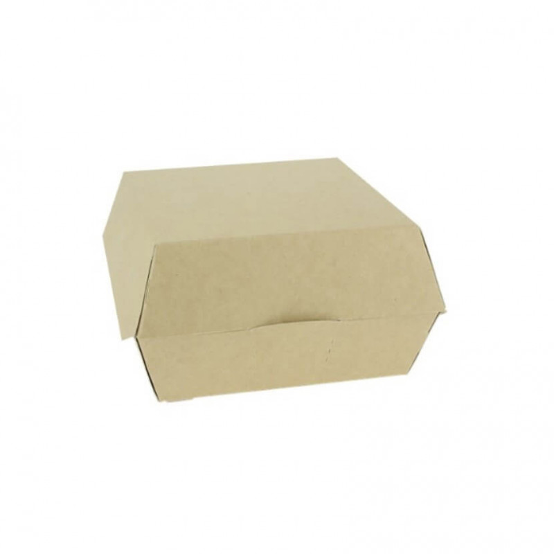 CAJAS DE CARTON KRAFT PARA HAMBURGUESAS PEQUENAS