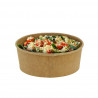 ENSALADERA DE CARTON KRAFT CON TAPA 550ML