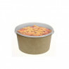 Contenitore decorativo in cartone kraft con coperchio (473cc)